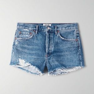 Agolde Parker denim jean shorts Rocksteady